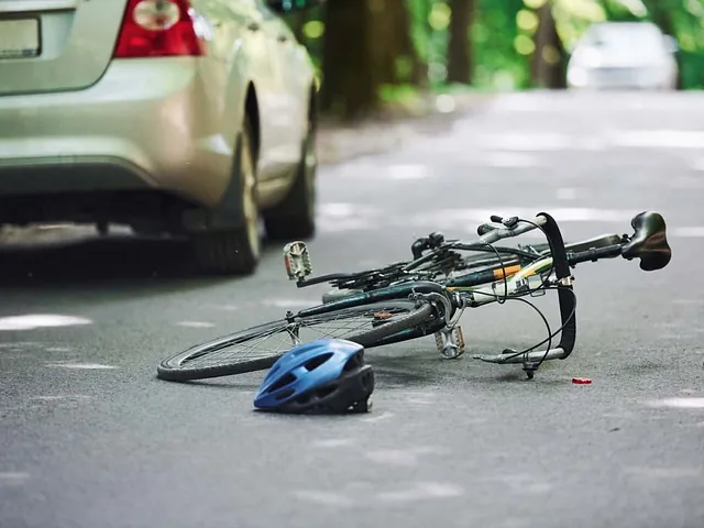 Unfall mit einem Fahrrad