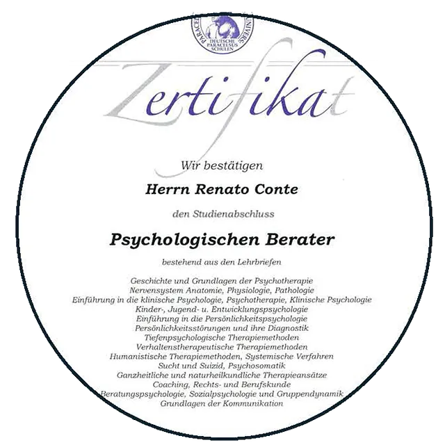 Zertifikat Psychologischer Trainer